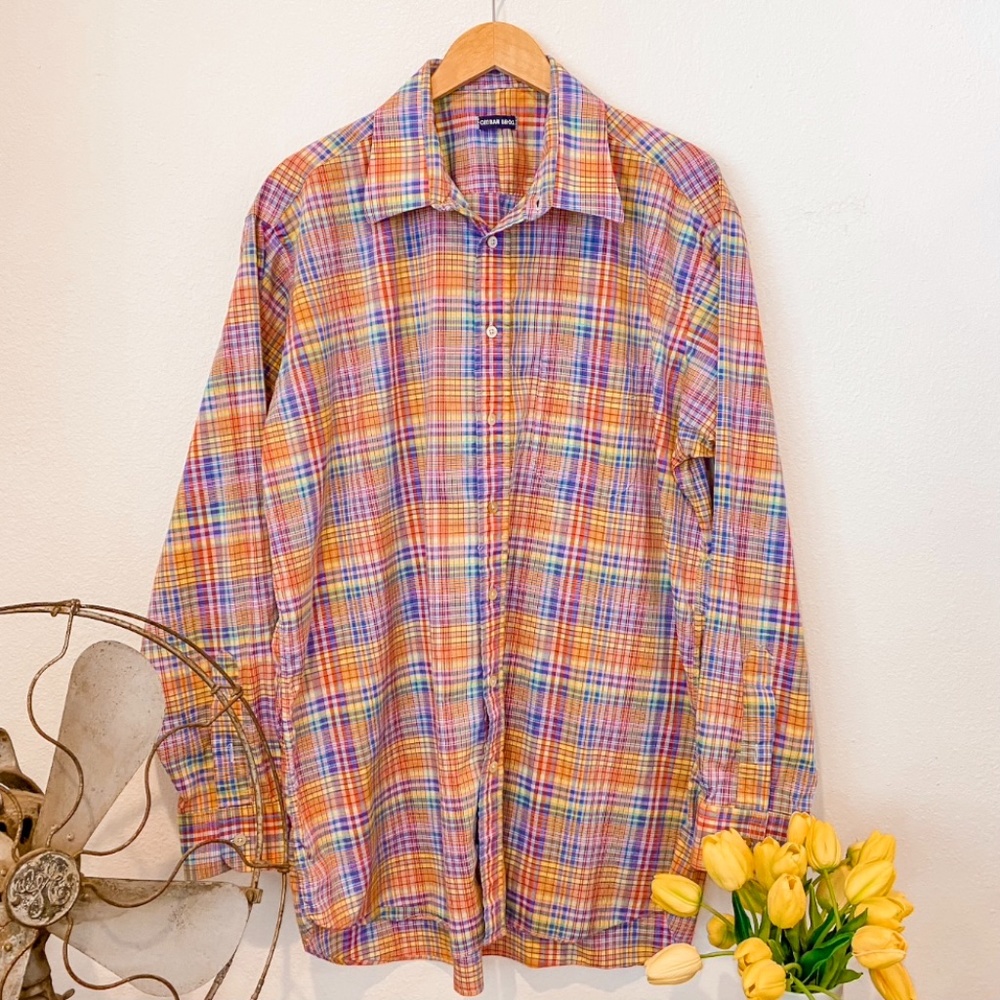 **SOLD**Gitman Bros. Plaid Button Down Shirt - Picture 1 of 4